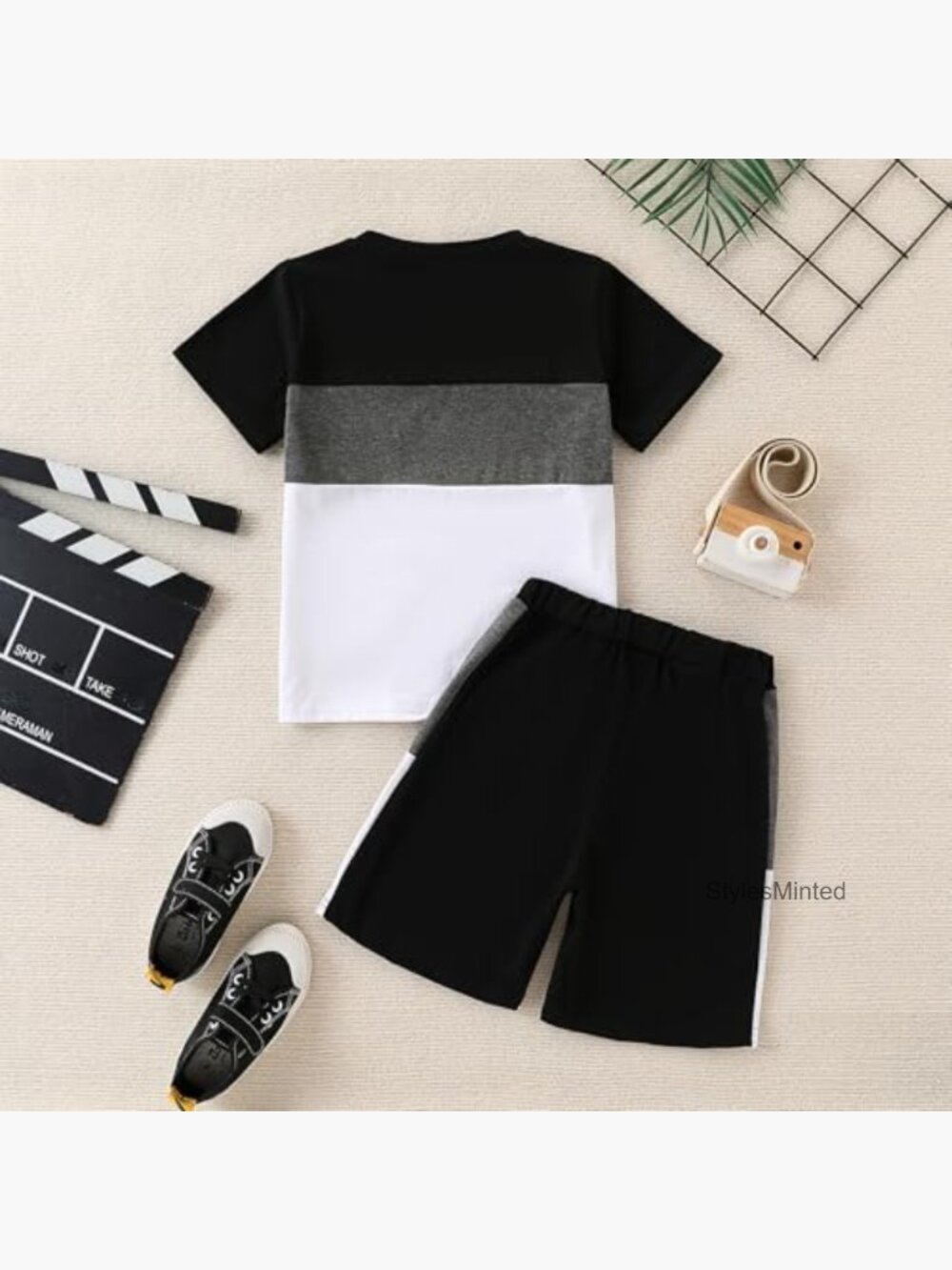 Boys 6-12 Summer Outfit Set Short Sleeve Tee & Shorts 2-Piece - Picture 7 of 7